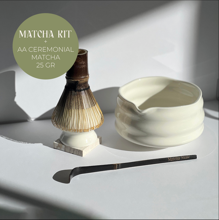 CHRISTMAS DEAL - Matcha Essentials Kit + 25 gram AA Ceremonial Matcha